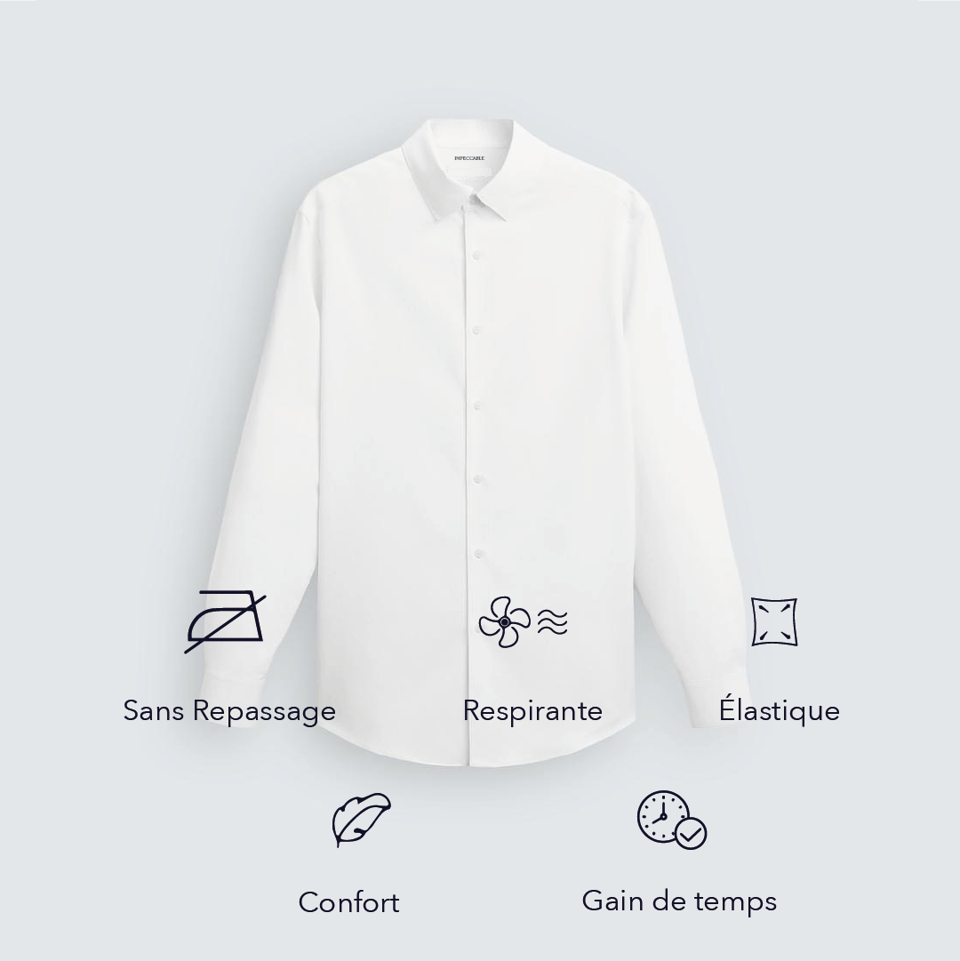 Chemise sans repassage IMPECCABLE